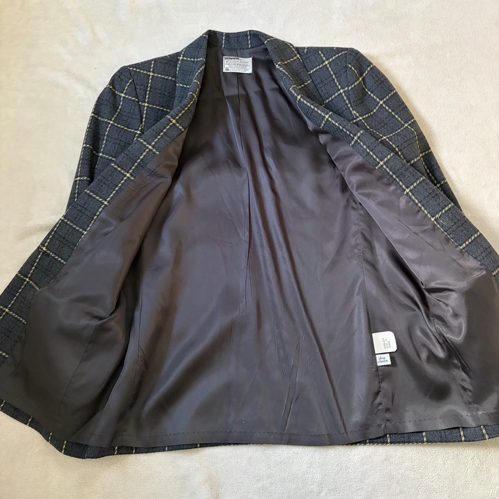 Vintage Pendleton Wool Plaid Blazer Jacket - Picture 13 of 14